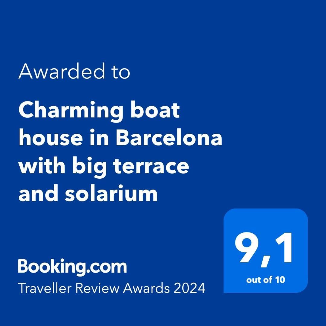 Hotel Charming Boat House In Barcelona With Big Terrace And Solarium Sant Adrià de Besòs Exterior foto